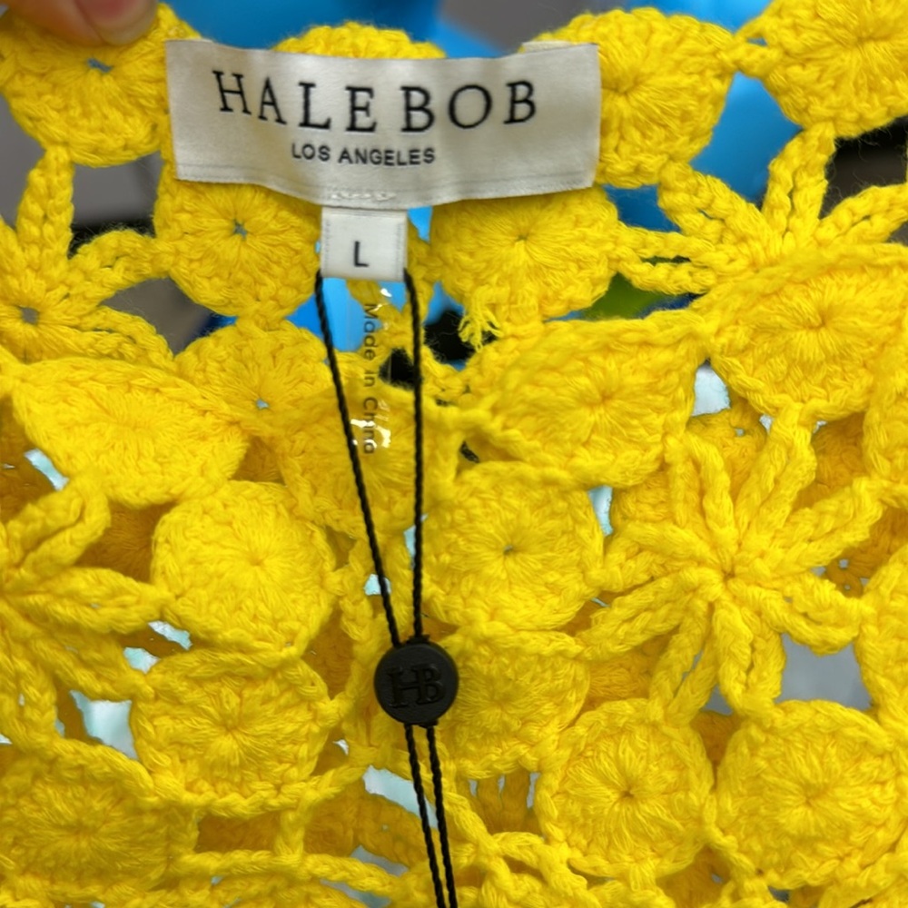 *NEW* HALEBOB SAMAIRA CROCHET TOP LARGE - Picture 6 of 9